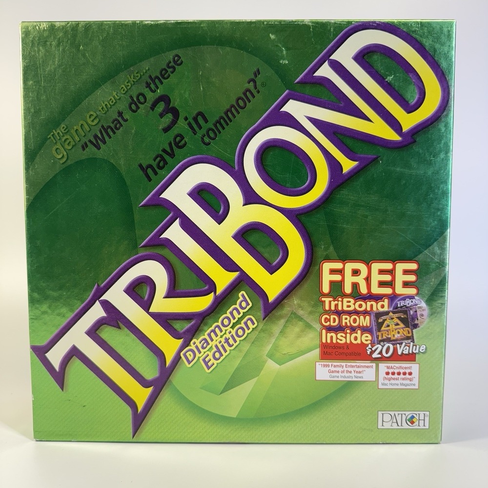 Patch Prod Boardgame TriBond (2000 Diamond Ed) Box‎ VG/VG+
